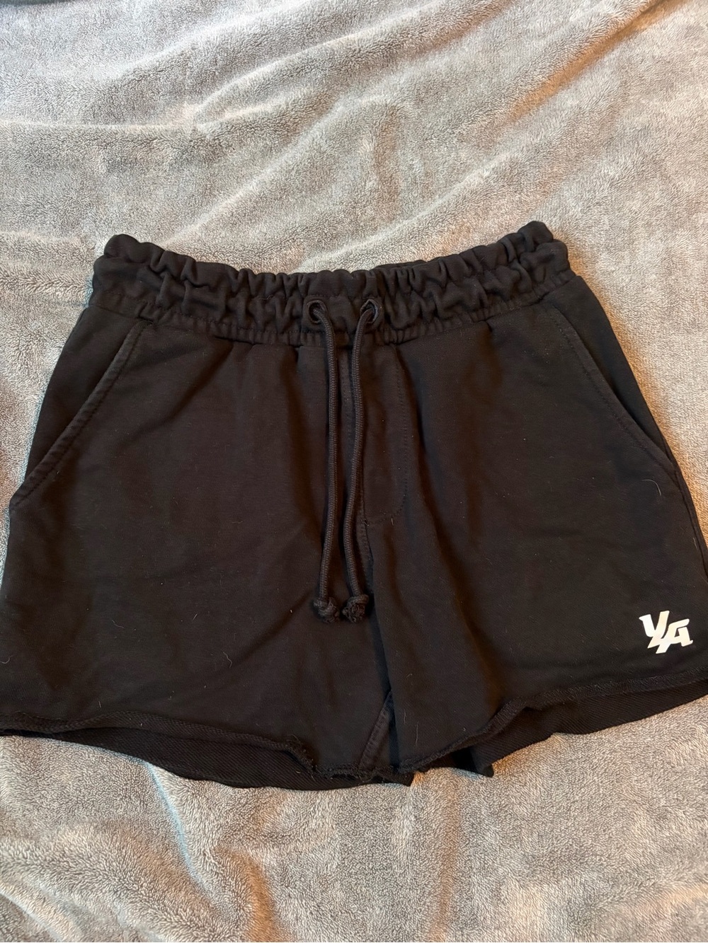 YoungLA Black Drawstring Lounge Shorts